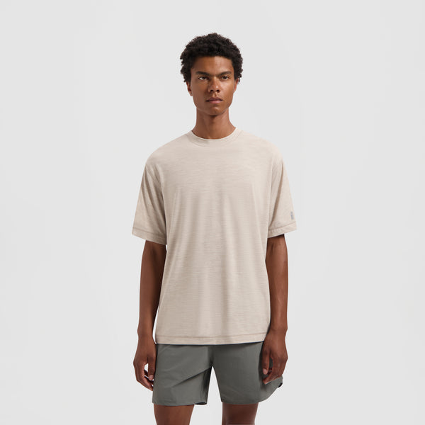 olaf hussein 10 Year Graphic Boxy Tee Cobblestone