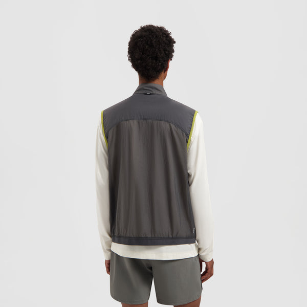 Olaf Hussein 10 Year Ripstop Gilet Granite Grey