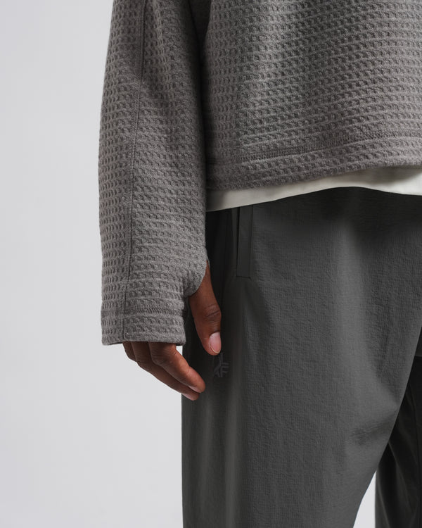 Olaf Hussein 10 Year Textured Crewneck Greige