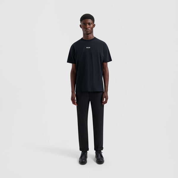 Olaf Hussein Block Tee Black