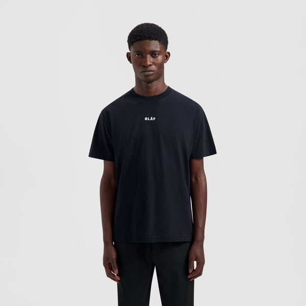 olaf hussein Block Tee Black
