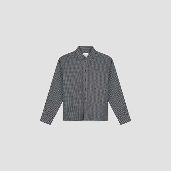 Olaf Hussein Checked Boxy Shirt Hot Fudge