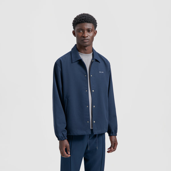 Olaf Hussein Coach Jacket Navy