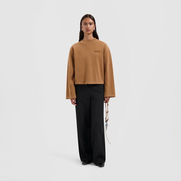 Olaf Hussein Contrast Retro Logo Crewneck Foxtrot