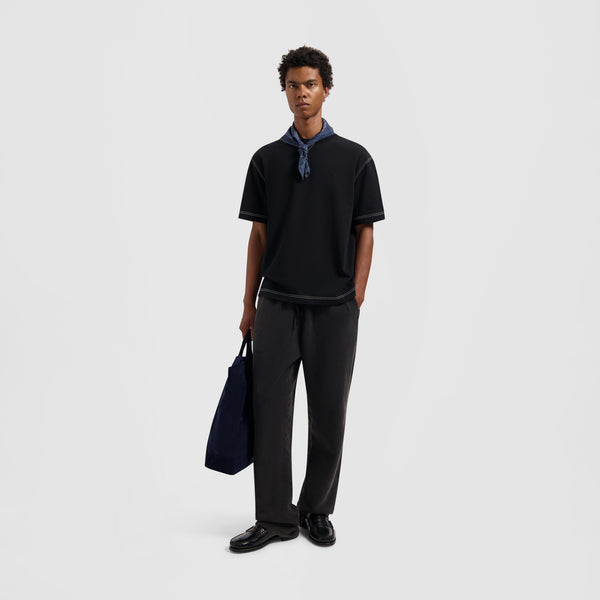 Olaf Hussein Contrast Signature Tee Black