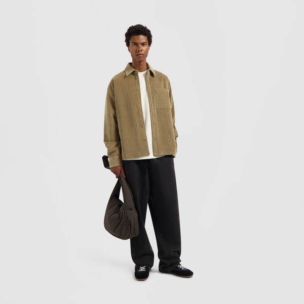 Olaf Hussein Corduroy Boxy Shirt Foxtrot
