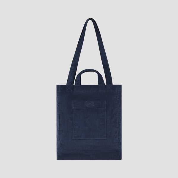 Olaf Hussein Corduroy Tote Bag Navy
