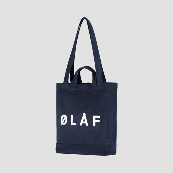 Olaf Hussein Corduroy Tote Bag Navy