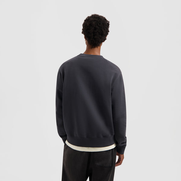 Olaf Hussein Crafted Friends Crewneck Charcoal