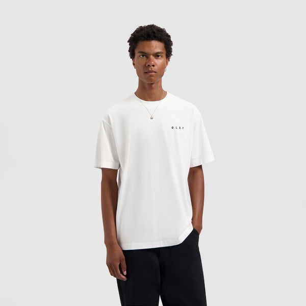 Olaf Hussein Crafted Fruit Bowl Tee Optical White