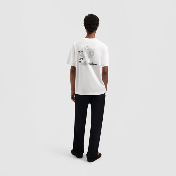 Olaf Hussein Crafted Fruit Bowl Tee Optical White