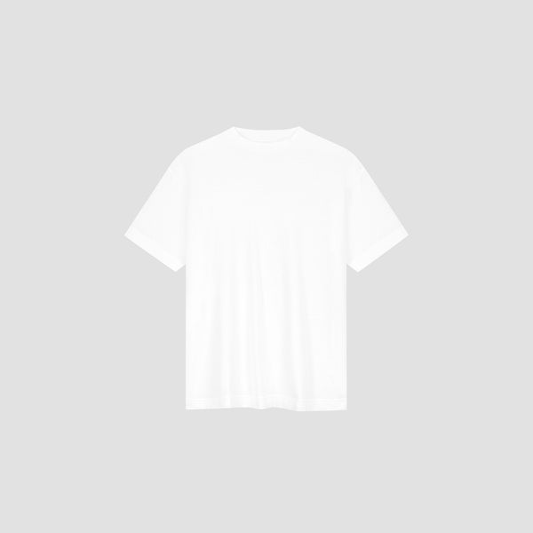 Olaf Hussein Essential Tee Optical White