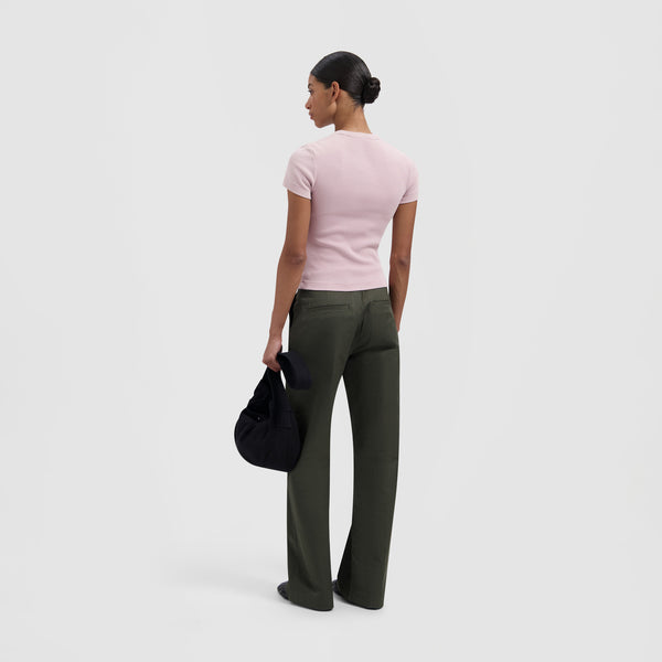 Olaf Hussein Essential Washed Tee Keepsake Lilac