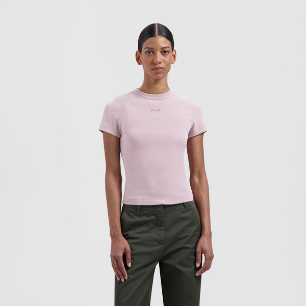 olaf hussein Essential Washed Tee Keepsake Lilac