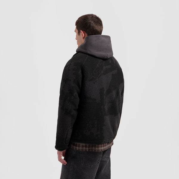 Olaf Hussein Fleece Jacket Black
