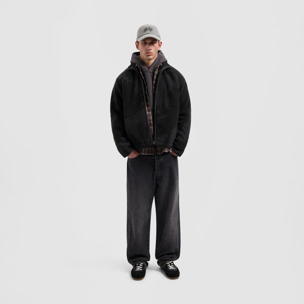 Olaf Hussein Fleece Jacket Black