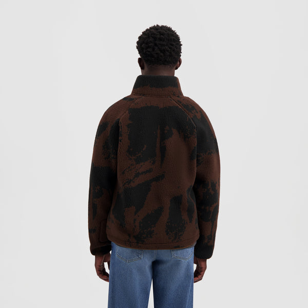 Olaf Hussein Fleece Jacket Hot Fudge