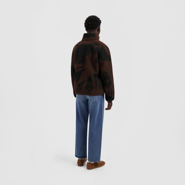 Olaf Hussein Fleece Jacket Hot Fudge
