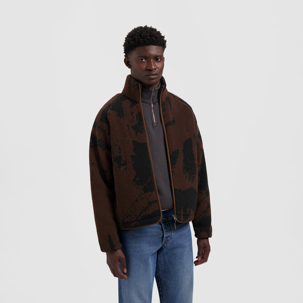 olaf hussein Fleece Jacket Hot Fudge