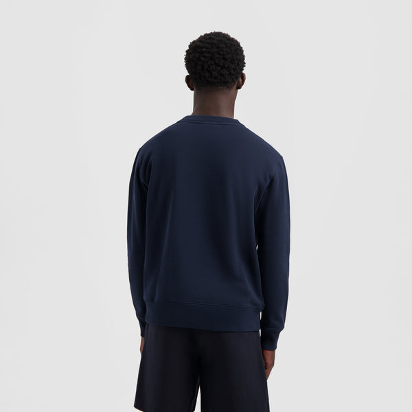 Olaf Hussein Gradient Sun Crewneck Navy