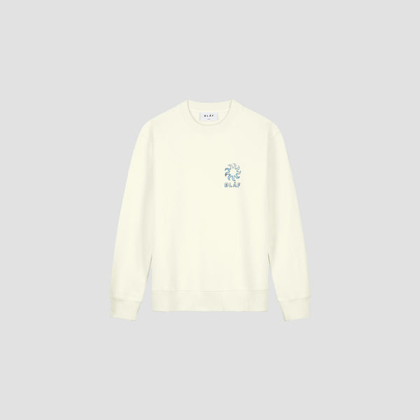 Olaf Hussein Gradient Sun Crewneck Off White