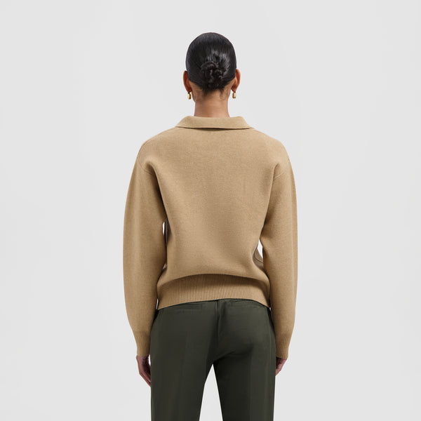 Olaf Hussein Knitted Polo Starfish