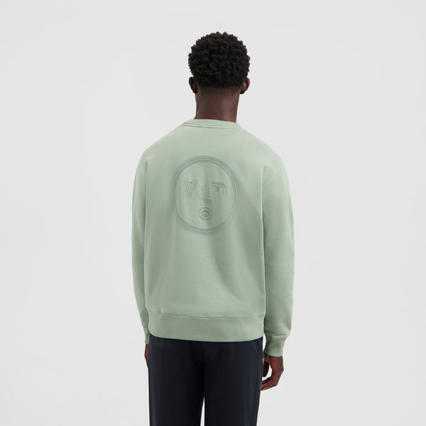 Olaf Hussein Lined Face Crewneck Green Milieu