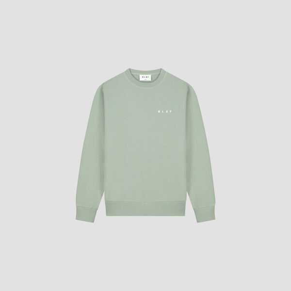 Olaf Hussein Lined Face Crewneck Green Milieu