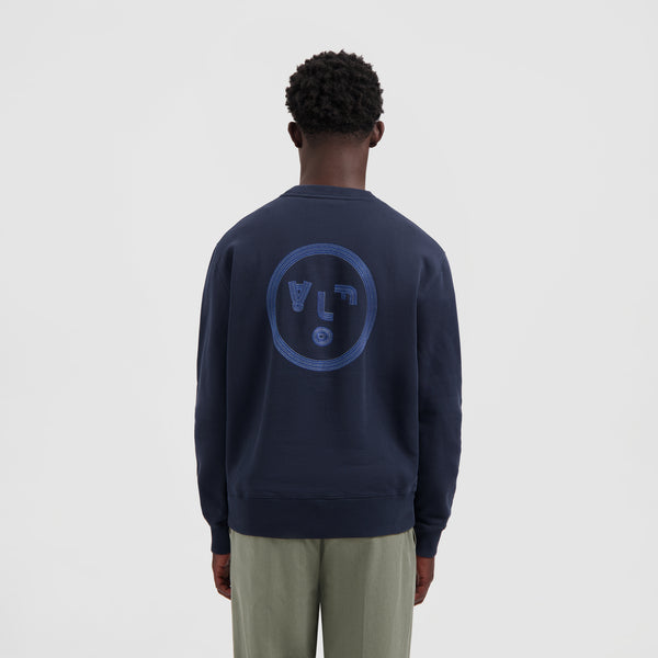 Olaf Hussein Lined Face Crewneck Navy