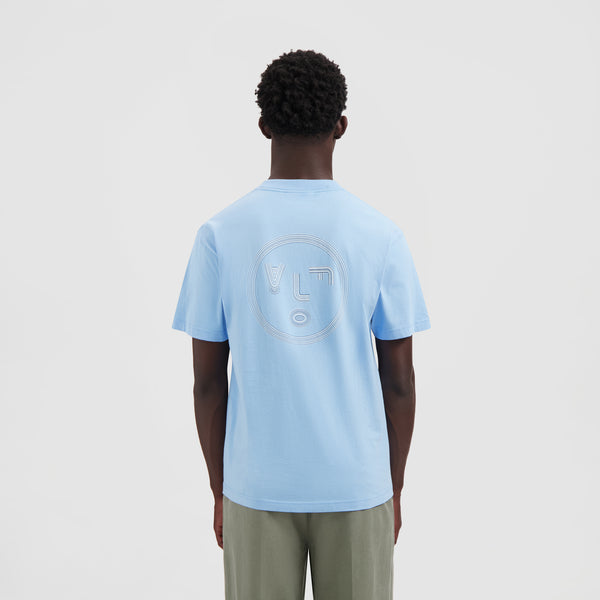 Olaf Hussein Lined Face Tee Little Boy Blue
