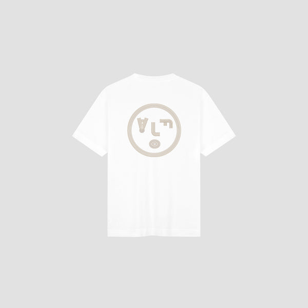 Olaf Hussein Lined Face Tee Optical White