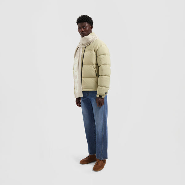 Olaf Hussein Matte Puffer Jacket Hemp