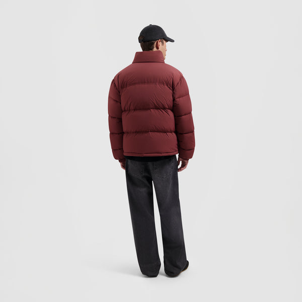 Olaf Hussein Matte Puffer Jacket Rum Raisin