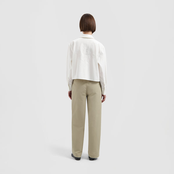 Olaf Hussein Monogram Shirt White