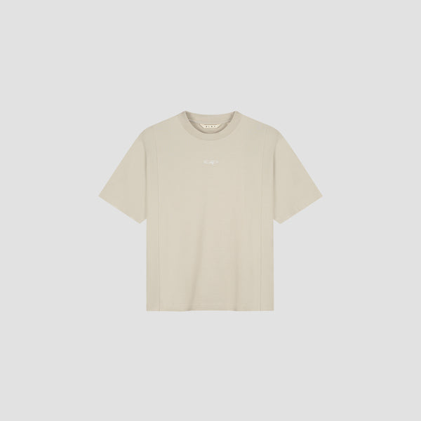 Olaf Hussein Pin Oversized Tee Cement