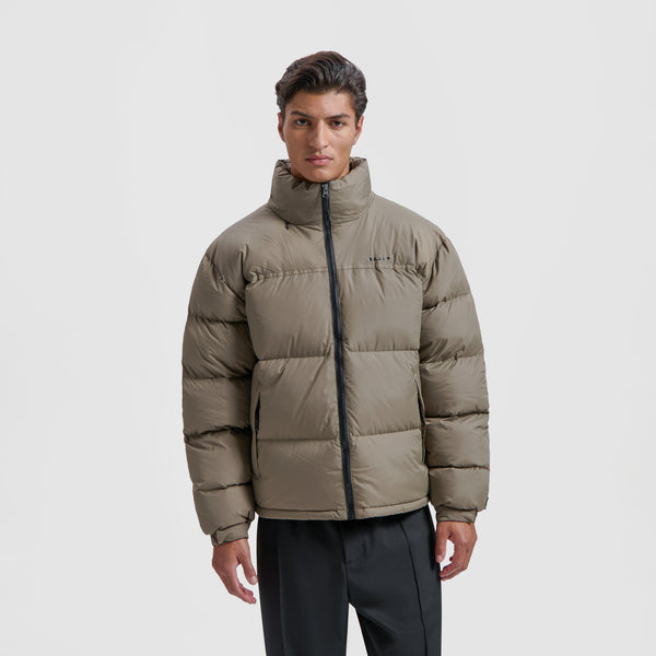 olaf hussein Puffer Jacket Taupe