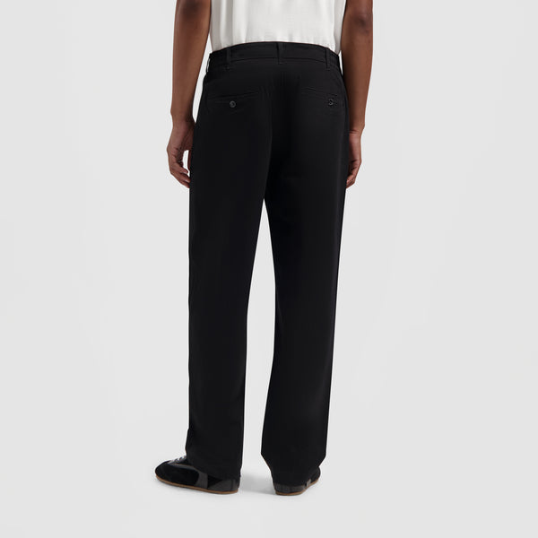 Olaf Hussein Regular Pleated Pant Black