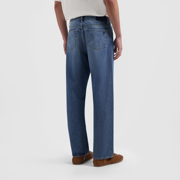 Olaf Hussein Relaxed Denim Pant Washed Indigo