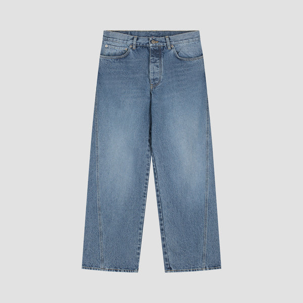Olaf Hussein Relaxed Denim Pant Washed Indigo