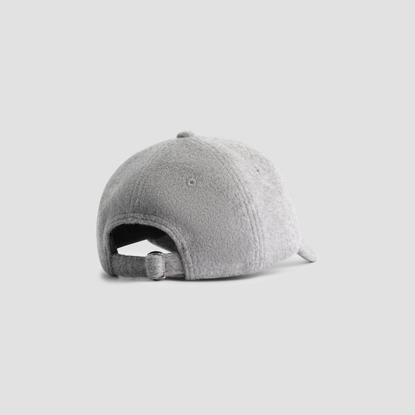 Olaf Hussein Signature Logo Wool Cap Grey Melange