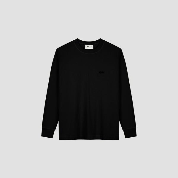 Olaf Hussein Signature LS Tee Black