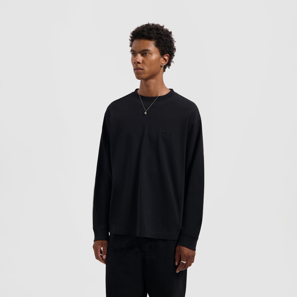 olaf hussein Signature LS Tee Black