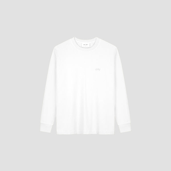olaf hussein Signature LS Tee Optical White
