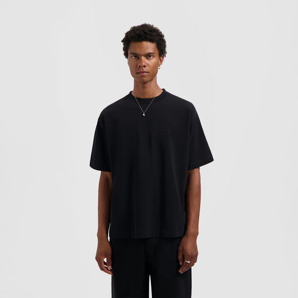 olaf hussein SIgnature Tee Black