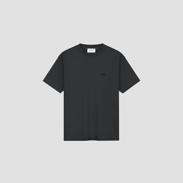Olaf Hussein Signature Tee Charcoal