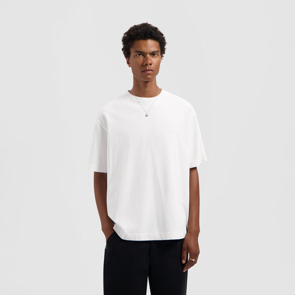 olaf hussein SIgnature Tee Optical White