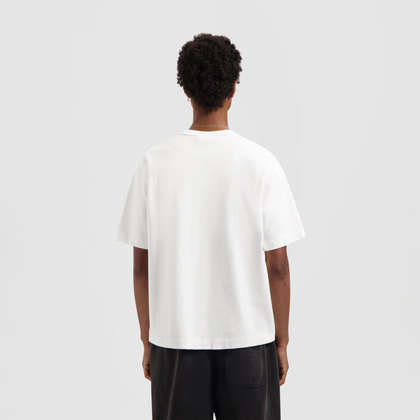 Olaf Hussein Sketched Atelier Tee Optical White