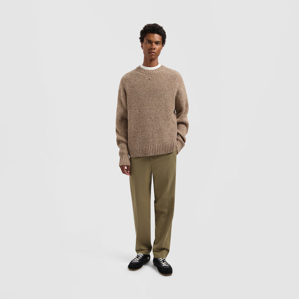 Olaf Hussein Slim Elasticated Pant Olive Night