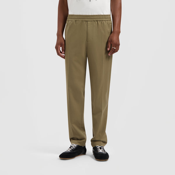 olaf hussein Slim Elasticated Pant Olive Night