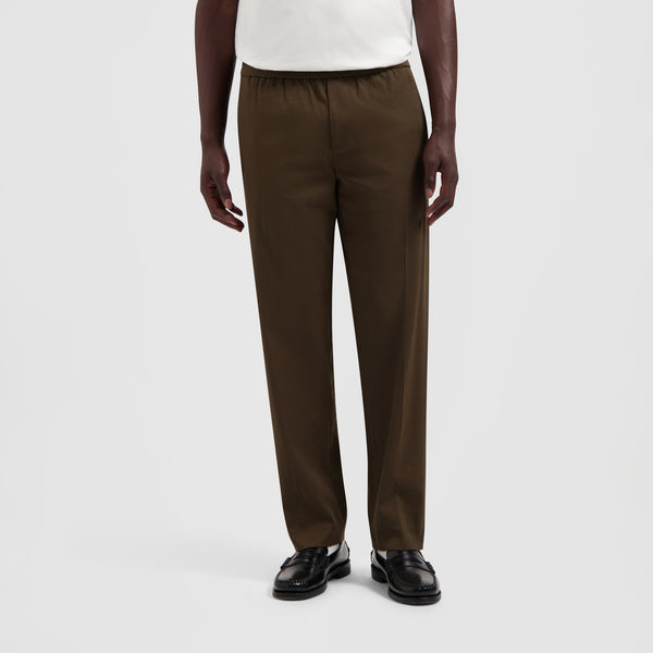 olaf hussein Slim Elasticated Pants Hot Fudge